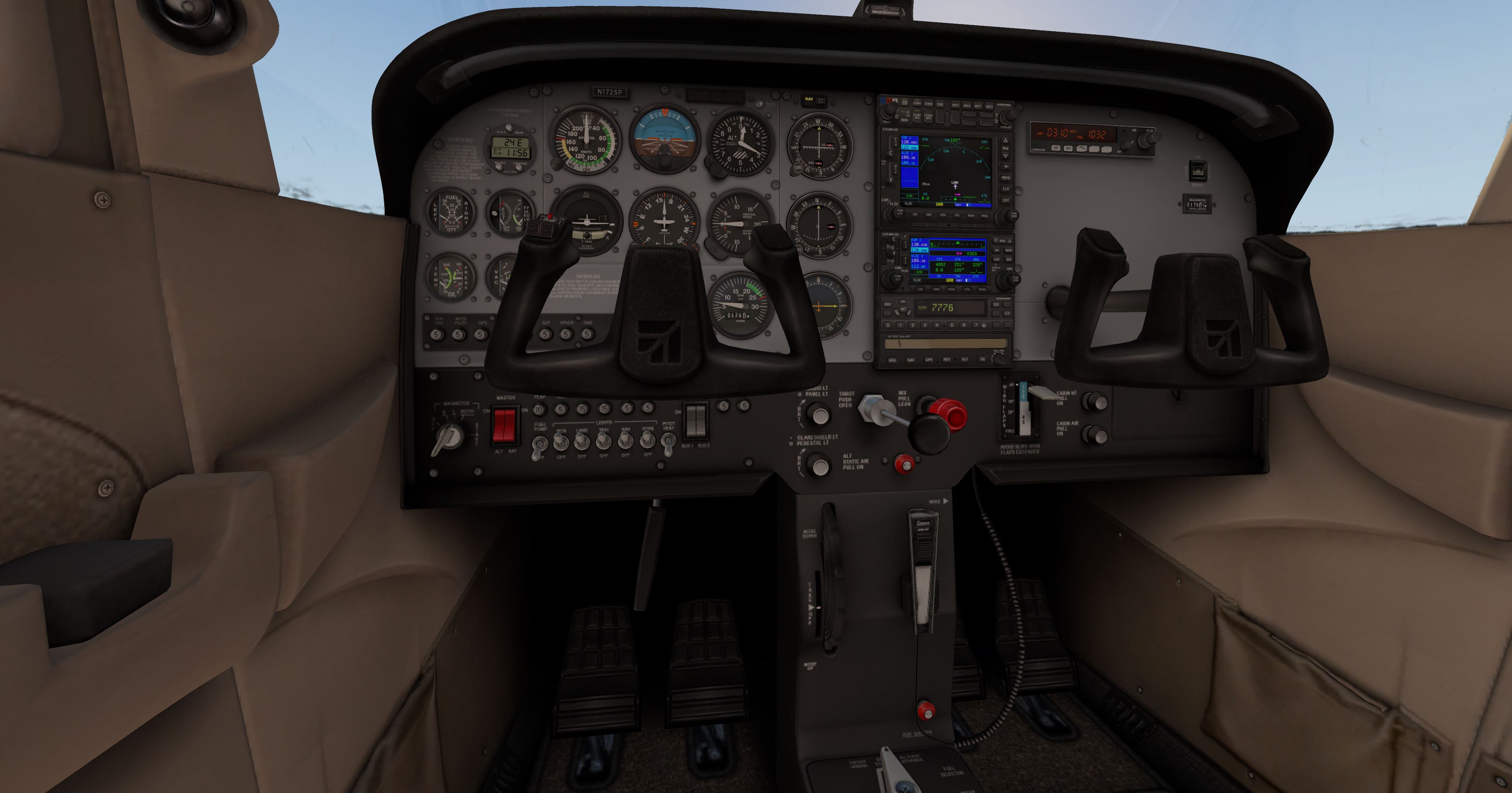 Cessna Skyhawk mit Garmin 530